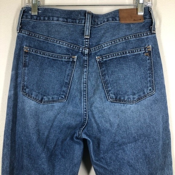 Madewell Retro Crop Raw Hem Bootcut Jeans Size 26 - Picture 9 of 12